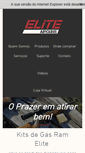 Mobile Screenshot of eliteairguns.com.br